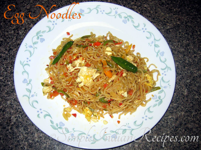 Egg Noodles - Anda Noodles | Simple Indian Recipes